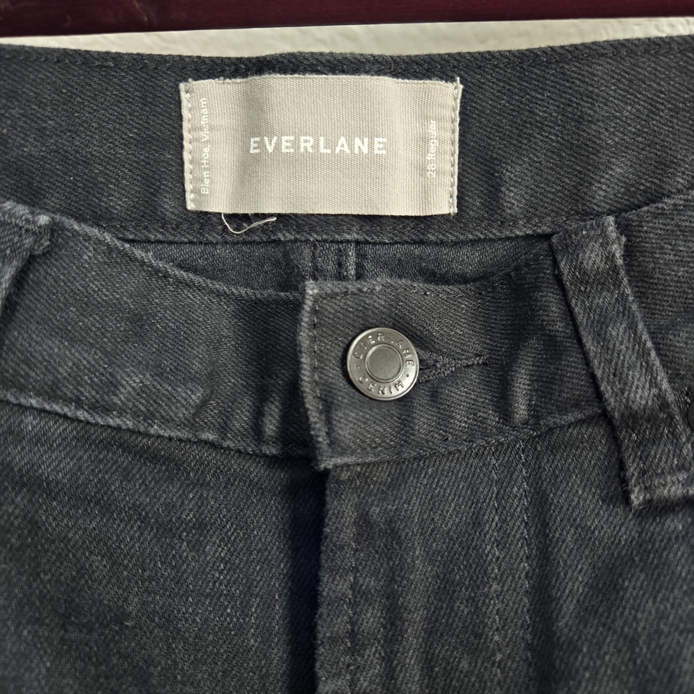 Everlane Women's Black High Rise Jeans